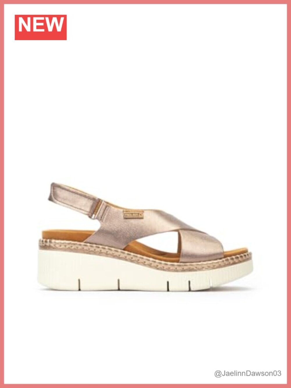 Pikolinos Women's Leather Wedge Sandals Slingback